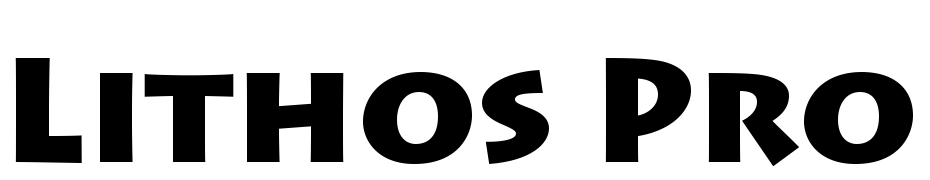 Lithos Pro Black Font Download Free